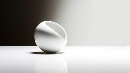 Abstract light white background, with beautiful lighting spots and reflections.