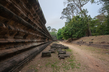 Fototapeta na wymiar Baphuon Temple, is a temple at Angkor located in Angkor Thom, Cambodia