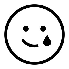 Smile Tear Emoji