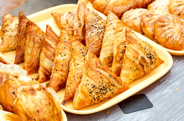 Fried fresh samosa is a delicious street food