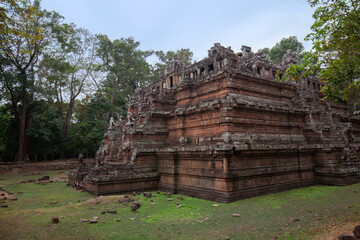 Phimeanakas Temple, also known as Vimeanakas, is one of the Hindu Cambodia temples located on Royal Palace, Angkor Thom, Siem Reap, Cambodia