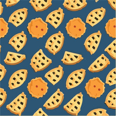 cute simple apple pie pattern, cartoon, minimal, decorate blankets, carpets, for kids, theme print design

