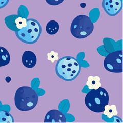 cute simple blueberry pattern, cartoon, minimal, decorate blankets, carpets, for kids, theme print design

