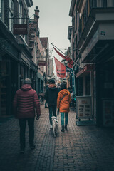 Obraz premium In den Gassen von Alkmaar 