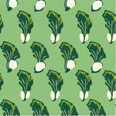 cute simple bok choy pattern, cartoon, minimal, decorate blankets, carpets, for kids, theme print design
