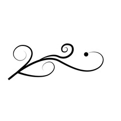 ornament decoration icon silhouette design template vector