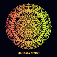 Colorful Serenity: Harmonizing Colors in Mandala Design