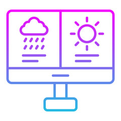 Obraz premium Meteorology Icon
