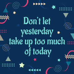Obraz premium Motivational Card