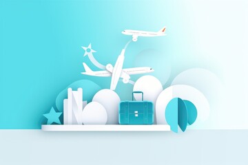 Travel stock illustration