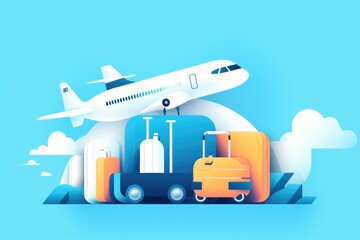 Travel stock illustration