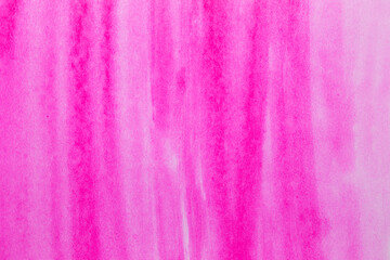 Abstract pink watercolor on background