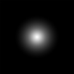 Painted white bright glare light