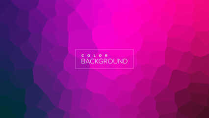 Abstract background crystal gradient color design