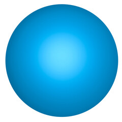 Blue Circle Radial Gradient