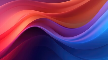 Fototapeta premium This is a wallpaper design with gradient colors and an abstract pattern. (Generative AI)