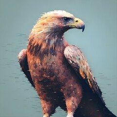"portrait of a eagle"Ai