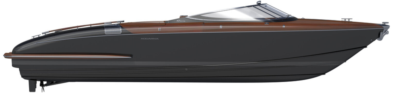 riva 33 aquariva super sport boat, supersport boat isolated