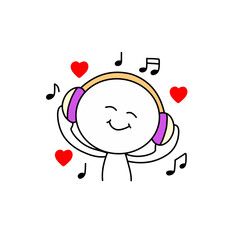 Cartoon face. Expressive eyes and mouth, smiling, crying and surprised facial expressions of the characters. Caricature comic emotion or doodle emoticon. Isolated vector illustration icons set