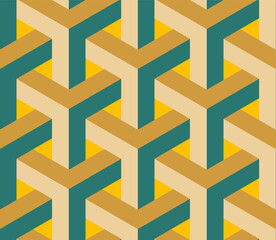 Abstract repeating seamless geometric pattern