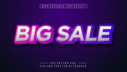 BIG SALE TEXT EFFECT