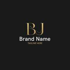 Obraz premium Innovative Initial Logo Solutions with letter BJ