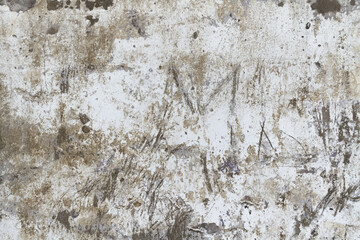 Dirty wall texture. Grunge concrete texture. Cracks and chips on the wall.