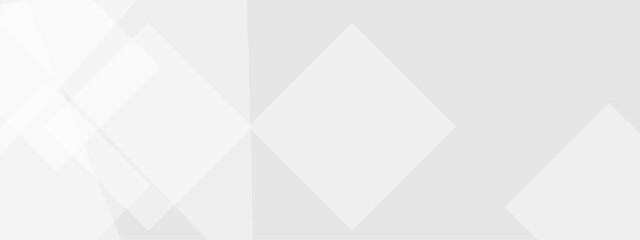 Fototapeta premium White and gray modern geometric square abstract graphic design banner pattern background. You can use for wallpaper, banner, poster, template and many more.