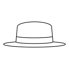 Fedora Hat Icon For Logo and More