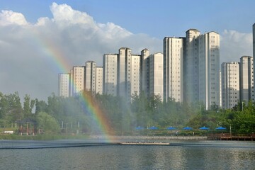 도시, 스카이 라인, 건물, 강, 건축, 도심, 마천루, 도시, h2o, sky, 건물, 도시...