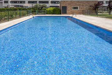 A swimming pool in an urban housing