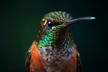 Fototapeta na wymiar Close up of a hummingbird