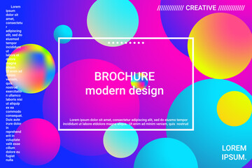 Abstract geometric texture. 3d ball shape gradients for decoration design.