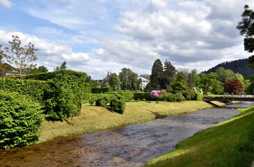 Die Murg im Kurpark von Baden-Baden