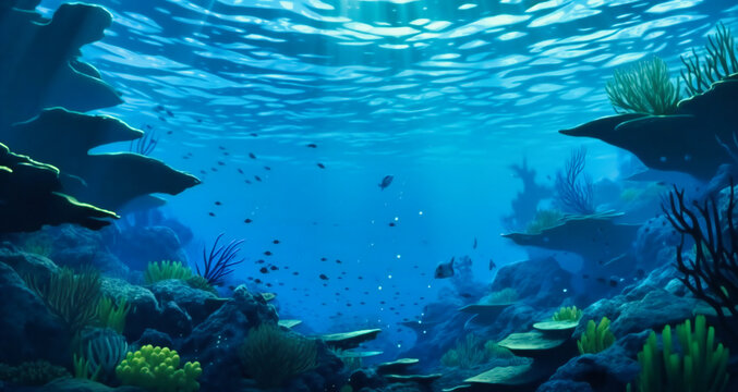 underwater animation background