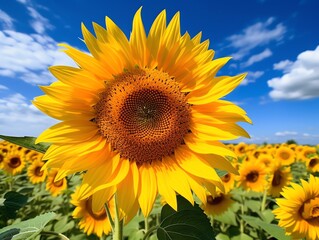 A Burst of Summer Flora: Sunflower Field