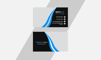 Corporate Double-sided creative and modern business card design