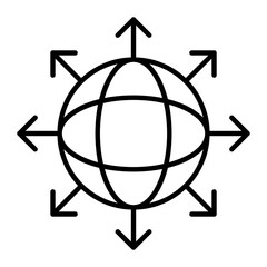 Network Glyph Icon