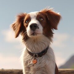 Dog. Generated by AI