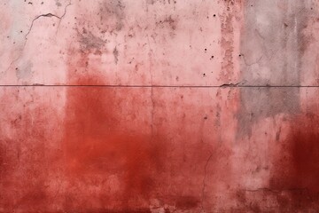 Abstract red and concrete background design Generative AI