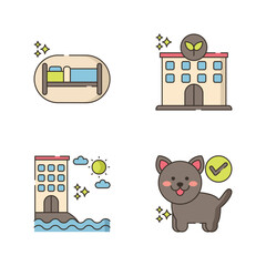 Hotel Management icons Vector, Universal Business Icons 