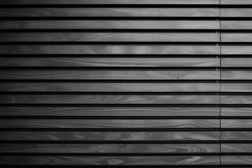 Obraz premium For the background, a modern wall seamless pattern covering with vertical wood slats is used, copy space, 3d rendering illustration Generative AI