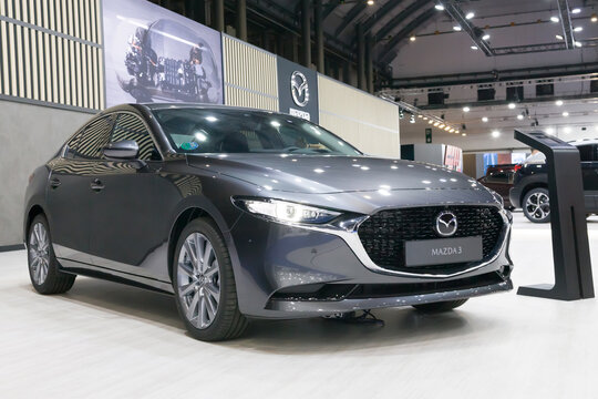 Mazda 3 Sedan at Automobile Barcelona 2023