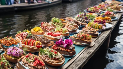 Danish Smørrebrød by the Vibrant Copenhagen Canals