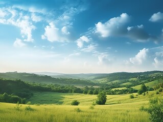 Obraz premium Breathtaking Summer Countryside Scene