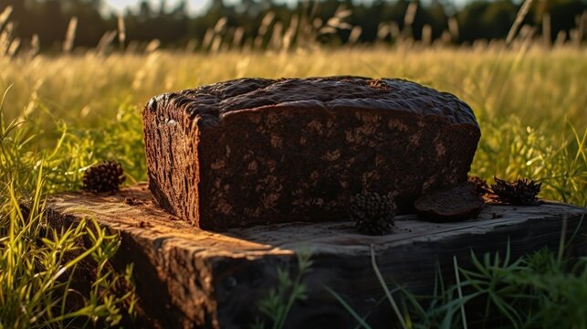 Latvian Rupjmaize in a Rye Field