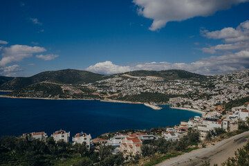 Town Kalkan, Mediterranean Coast, Turkey