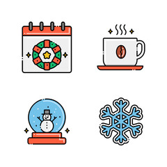 Winter Season logo design inspiration