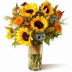 flower, vase, bouquet, flowers, pink, nature, plant, blossom, arrangement, bloom, yellow, bunch,...