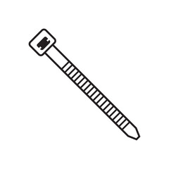 cable tie icon logo vector design template